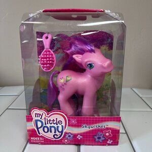 My Little Pony "Skywishes" G3 Pink w/ Brush 2003 Unopened New